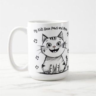 Mug My Kids Have Paws and Meow - Drôle design Amoureux