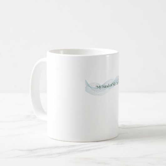 Mug My Kind of Silence – Minimal Calm Quote (Devant gauche)