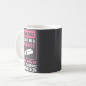Mug My Knight In Machinist Wife Girlfriend Funny Anniv (Devant gauche)