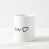 Mug My Love ❤️ - Citation minimaliste romantique pour  (Centre)