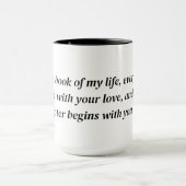 Mug My Love Story Commence avec Vous. (Centre)