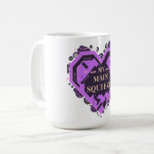 Mug My Main Squeeze – Purple Coffee Love Valentine (Devant gauche)