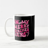 Mug My Merry Teacher Era Retro Enseignant Super Christ (Gauche)