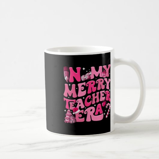 Mug My Merry Teacher Era Retro Enseignant Super Christ (Droite)
