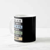 Mug My Mind Is Like A Internet Browser  (Devant gauche)