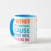 Mug My Mother Before Everything- Heartfelt Family gift (Devant gauche)