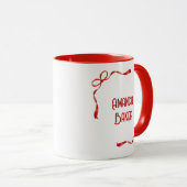 Mug My New Resolution for the New Year Red Ribbon (Devant droit)