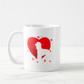 Mug My Odle Is My Valentine Hearts Odle Dog Valent  (Gauche)