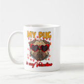 Mug My Pug In My Valentine Cute Valentineu2019s Day Pe (Gauche)