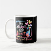 Mug My Student Stole My Heart 3rd Grade Teacher Valent (Gauche)