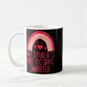 Mug My Students Are 100 Days Smarter Rainbow Valentine (Gauche)