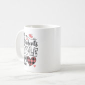 Mug My Students Stole My Heart Teacher Valentines Day  (Devant gauche)