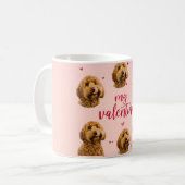 Mug My Valentine Dog | Personalized Pet Photo (Devant gauche)