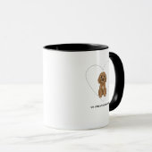 Mug My Valentine Has Paws Cockapoo Dog Lover (Devant droit)