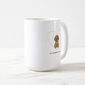 Mug My Valentine Has Paws Cockapoo Dog Lover (Devant droit)