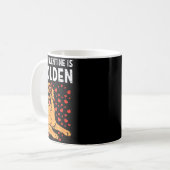 Mug My Valentine Is Golden Retriever Valentines Day Pe (Devant gauche)