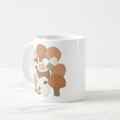 Mug Mycologue Cueilleur de Champignons Comestibles (Devant gauche)