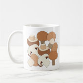 Mug Mycologue Cueilleur de Champignons Comestibles (Gauche)
