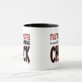 Mug Myélome multiple sali avec le poussin faux (Centre)