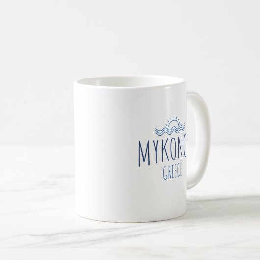 Mug Mykonos Grèce (Devant droit)