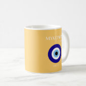 Mug Mykonos Muse, Jaune (Devant droit)