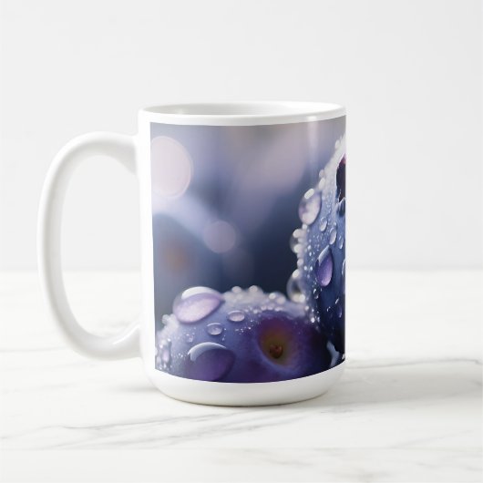Mug Myrtilles fraîches de près (Gauche)