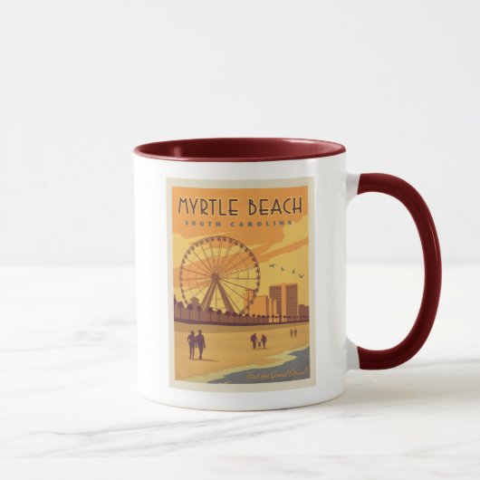 Mug Myrtle Beach | Caroline du Sud (Droite)