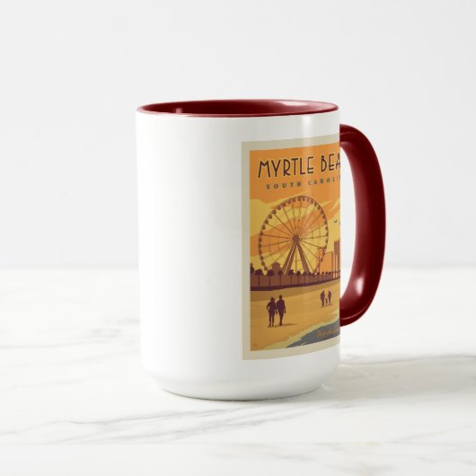 Mug Myrtle Beach | Caroline du Sud (Devant droit)
