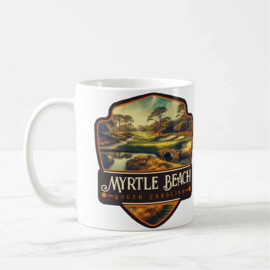 Mug Myrtle Beach, Caroline du Sud | Vintage (Gauche)