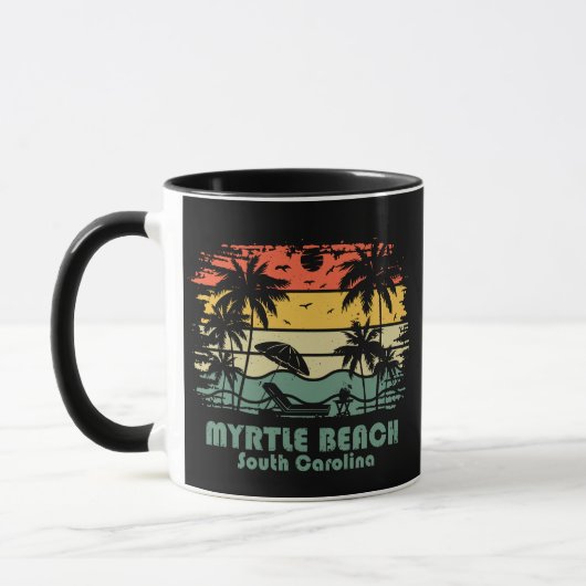 Mug Myrtle Beach Caroline du Sud vintage (Gauche)