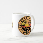 Mug Myrtle Beach South Carolina Retro Sunset Souvenir (Devant droit)