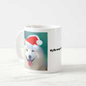 Mug MySamoyed Idea Cadeau Personnalisé Cute Samoyed (Devant gauche)