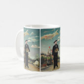 Mug Myself Portrait Paysage 1890, Henri Rousseau (Devant gauche)