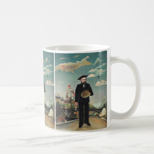 Mug Myself Portrait Paysage 1890, Henri Rousseau (Droite)