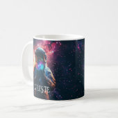Mug Mystère Cosmique Aqua (Devant gauche)