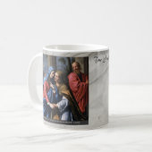 Mug Mystères joyeux du Rosaire Article #2 : Visitation (Devant gauche)