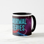Mug Mystères paranormal Bouche à café Synthwave (Devant droit)