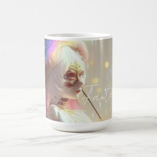 Mug Mysterious Fantasy Girl - Ocean Art Aesthetic (Centre)