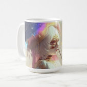Mug Mysterious Fantasy Girl - Ocean Art Aesthetic (Devant gauche)