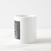 Mug Mystic Cat Head – Minimalist Feline Line Art T-Shi (Centre)