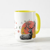 Mug Mystic Deer Collage (Devant droit)
