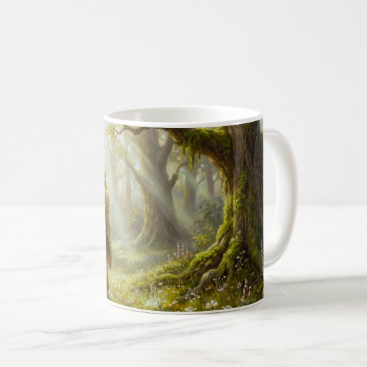 Mug Mystic Forest Mage Fantasy (Devant droit)