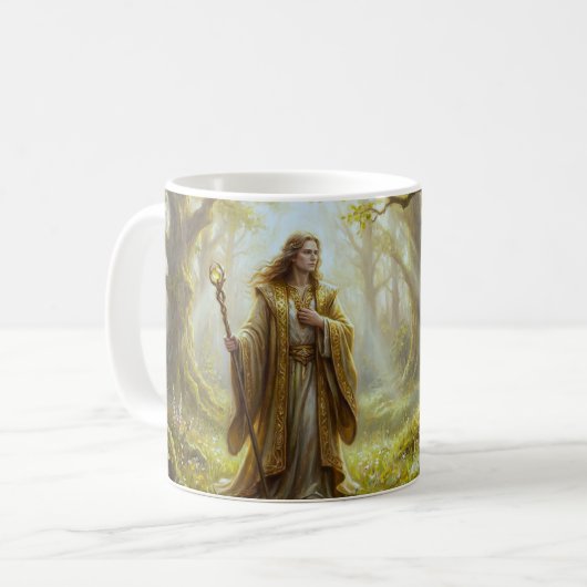 Mug Mystic Forest Mage Fantasy (Devant gauche)