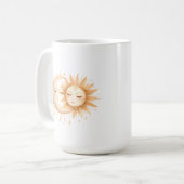 Mug Mystic Moon and Sun Celestial Boho Style (Devant gauche)