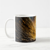 Mug Mystical Leo Zodiac in Fiery Fantasy Scene (Gauche)