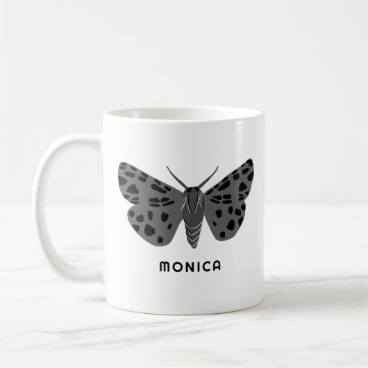Mug Mystical Magic Moths CUSTOM Cute Insect Bugs (Gauche)