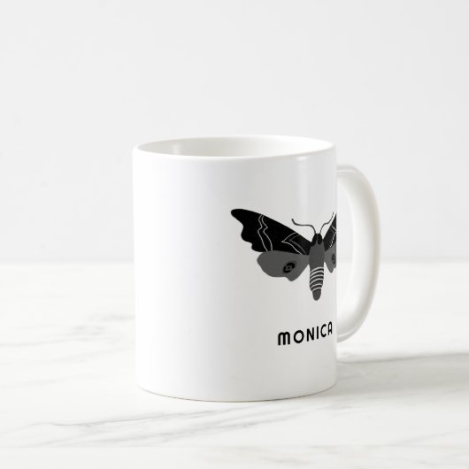 Mug Mystical Magic Moths CUSTOM Cute Insect Bugs (Devant droit)