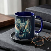 Mug Mystical Moon Owl Celestial Forest Glow