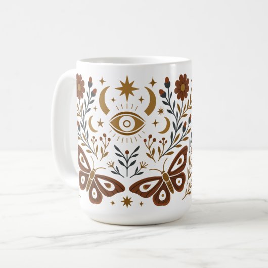 Mug Mystical Moth and Moon (Devant gauche)