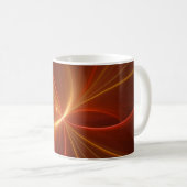 Mug Mystique Abstrait Fractal Art Moderne Couleurs cha (Devant droit)